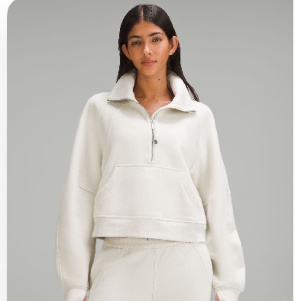 Lululemon | Scuba Oversized Funnel-Neck Half Zip | Bone | XL/XXL